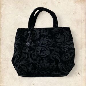 Black Velvet Handbag